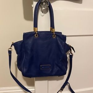 Large blue Marc by Marc Jacobs shoulder bag with cross body strap